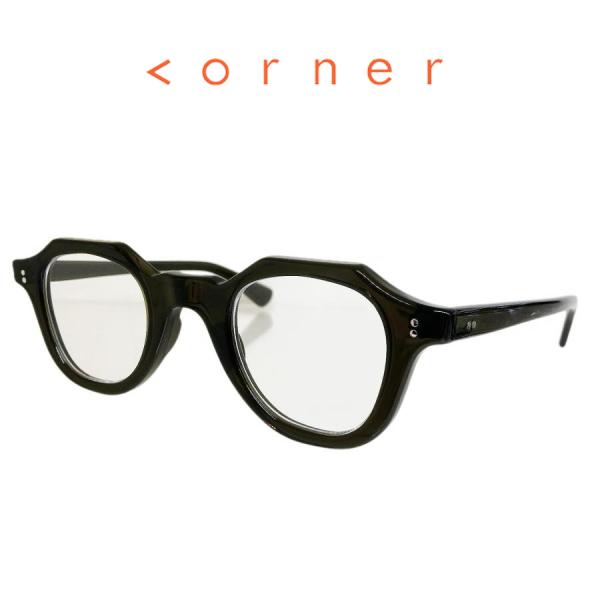 corner コーナー Manteau マント Col.3 Olive/ Clear Flat Le...