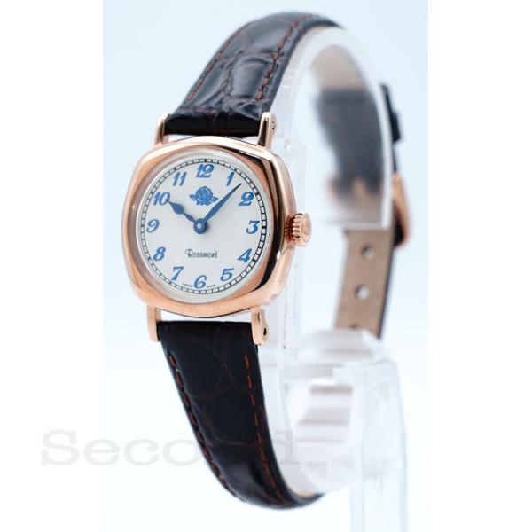 【特価】Rosemont ロゼモン NS014-RWA_BBR スクエアケース ローズゴールド ダー...