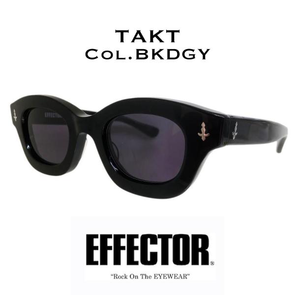 EFFECTOR エフェクター TAKT/タクト Col.BKDGY 黒/ダークグレー サングラス ...