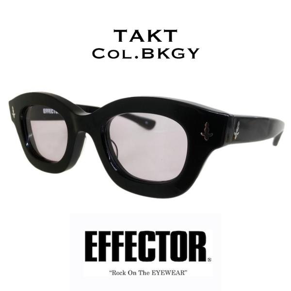 EFFECTOR エフェクター TAKT/タクト Col.BKGY 黒/グレー サングラス セルフレ...