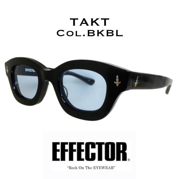 EFFECTOR エフェクター TAKT/タクト Col.BKBL 黒/ブルー サングラス セルフレ...