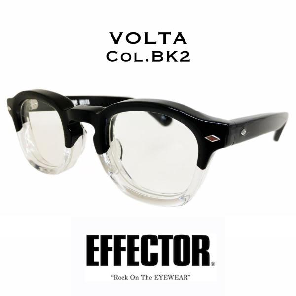 EFFECTOR エフェクター VOLTA/ボルタ Col. BK2 黒×クリア メガネ サングラス...