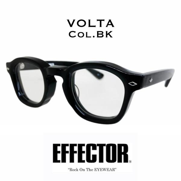 EFFECTOR エフェクター VOLTA/ボルタ Col. BK 黒 メガネ サングラス セルフレ...