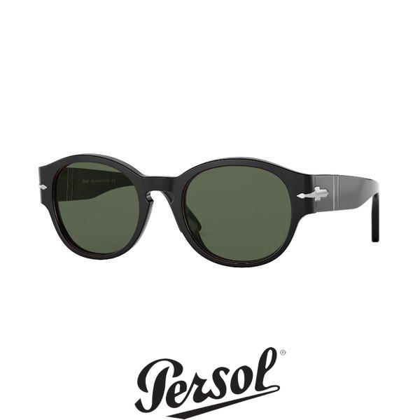 Persol ペルソール ボストンタイプ 3230S Col.95/31 (フレーム:黒、レ ンズ:...