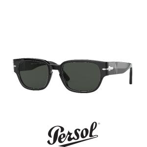 Persol ペルソール ウェリントンタイプ 3245S Col.95/31 (フレー ム:黒、レン...