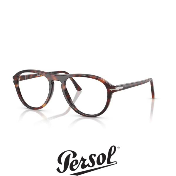 Persol ペルソール 3371V Col.24 Havana 茶 ティアドロップタイプ セルフレ...
