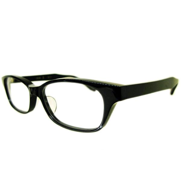 杉本 圭 スギモトケイ メガネ フレーム 福井産 ウェリントンタイプ KS-71 Col.1（黒）