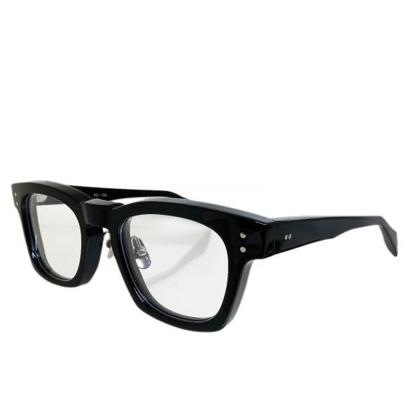 杉本圭 スギモトケイ KS-158 Col.1  ブラック 黒艶あり メガネフレーム ウェリントン ...