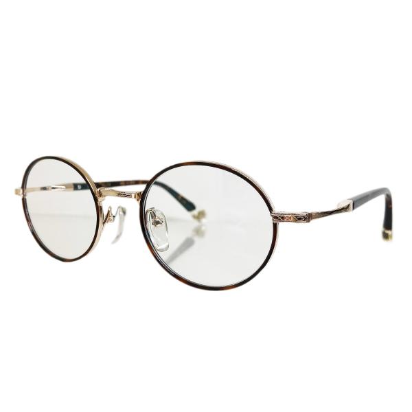 杉本圭 スギモトケイ KS-124 Col.1 ゴールド/デミブラウン メガネ ウィンザーリム オー...