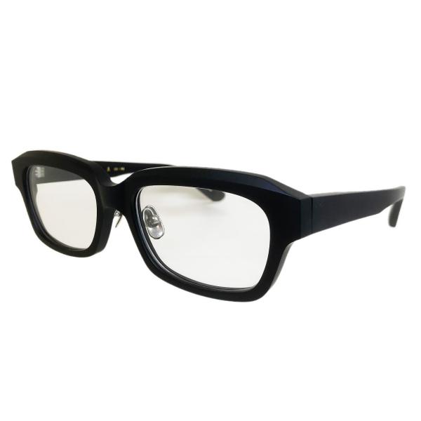 杉本圭 スギモトケイ KS-173 Col.2 黒マット メガネ セルフレーム ウェリントンタイプ ...