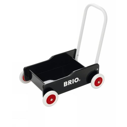 木製玩具　BRIO（ブリオ）　Wooden　Toy　手押し車（黒）