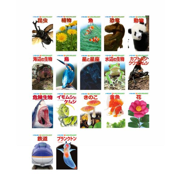 小学館の図鑑NEOポケット （既17巻）　‘25年度