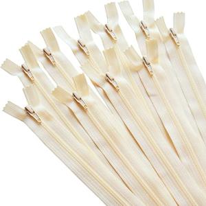 Y.K.K フラットニットファスナー 40cm 同色10本入り col.801 FN40-801