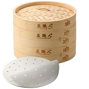 業務用厨房機器 ハイスト 蒸職人 竹セイロ 2段...の商品画像