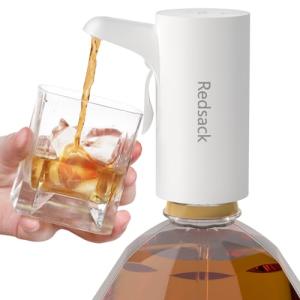 Redsack ウイスキー ポンプ電気の 計量 ，アルコール定量ディスペンサー ポアラー，ウイスキー 4リットル ポンプディスペンサー お酒 ポンプ