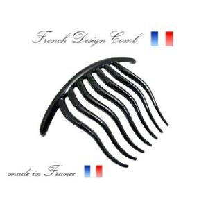 フランス製 コーム ウェーブ7足 クロ ベッコウ