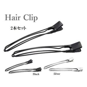 ラインカールクリップ Ｌ12ｃｍ 2個セット 美容クリップ
