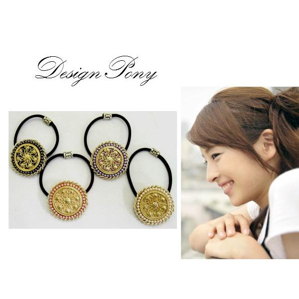 送料無料 オリエンタル＆エスニック風デザインポニー