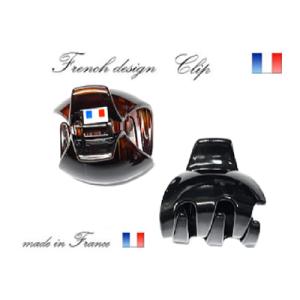 フランス製 バンスクリップ  シェルタイプ（4.5ｃｍ）【宅配便のみ】
