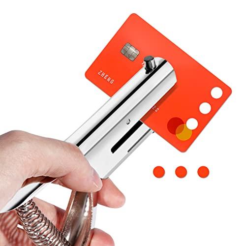 NAMOTUOFO 穴あけパンチ 1穴 単穴6mm 深穴 深さ53mm 事務器 ルーズリーフ 穴あけ...