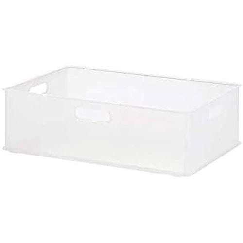 サンカ インボックス 「カラーボックスにぴったりフィット」する収納ボックス Mサイズ クリア 幅38...
