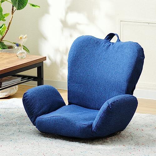 ドウシシャ 360度座面が回転する 姿勢がラクラク座椅子 疲れにくい姿勢をキープする立体構造 骨盤矯...