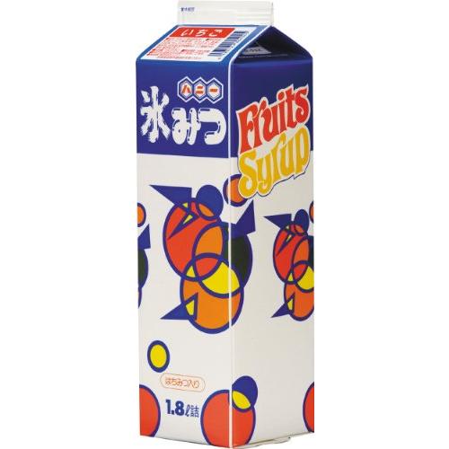 ハニー氷みつA イチゴ 1.8L