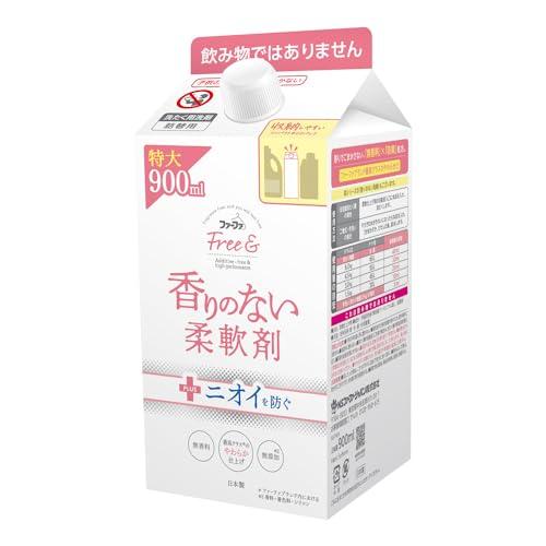 ファーファ フリー&amp;(フリーアンド) 無香料 詰め替え エコパック 900ml 柔軟剤