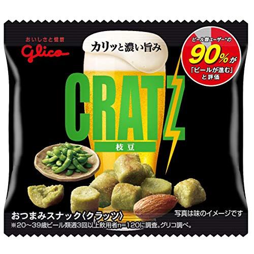 江崎グリコ クラッツ枝豆 14g×20個 個包装 おつまみ おつまみセット スナック菓子 ビール ハ...