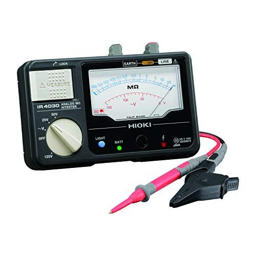 HIOKI 日置電機 絶縁抵抗計 IR4030-10 アナログメグオームハイテスタ テストリード L...