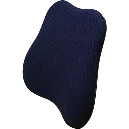 トレードワン 3D低反発ランバーサポート 背面クッション 座椅子 ネイビー 60065