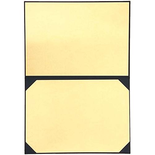 美濃商会 証書ファイル 布 紺 A3 大 大賞判 天開き 9352