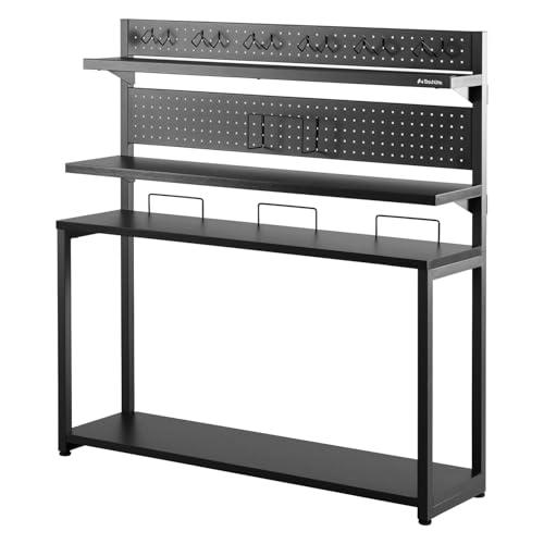 Bauhutte バウヒュッテ デスクサイドPCラック BHS-1000SS-BK 『天板拡張＆PC...