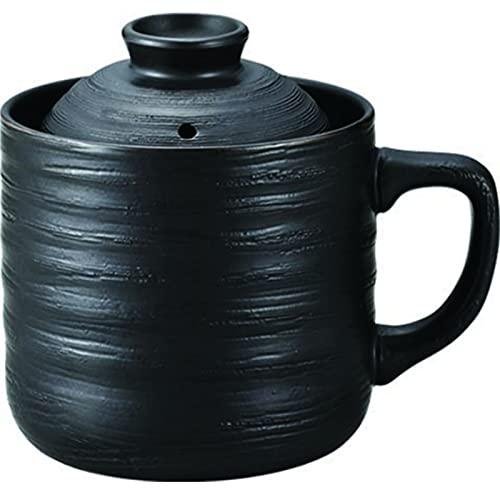 カクセー 電子レンジ調理器 炊飯マグ 1合炊き 楽炊御膳 ブラック 約幅14.5×奥行11×高さ13...