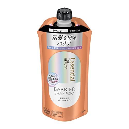 エッセンシャル ザビューティ 髪のキメ美容 素髪を守るバリアシャンプー つめかえ用 340ml フロ...