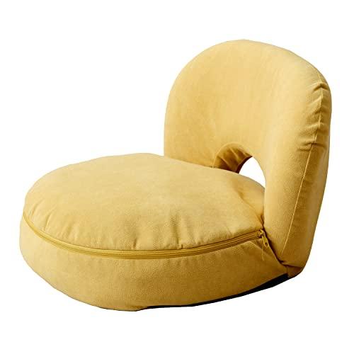 ドウシシャ ゆらゆらバランスディスク入りコンパクト座椅子 エアクッション 空気入れ付き お尻が痛くな...