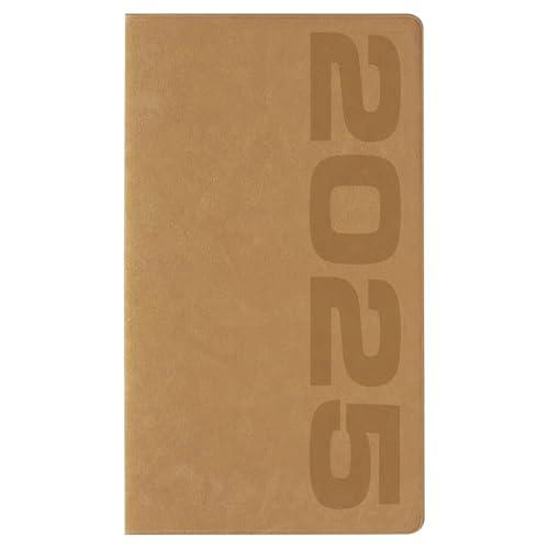 ダイゴー 手帳 2025年 スケジュール帳 アポイント マンスリー ブロック ベージュ E1016 ...