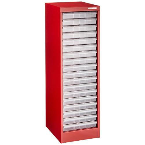 ナカバヤシ アバンテV2 フロアケース A4 浅18段 レッド AF-18-R