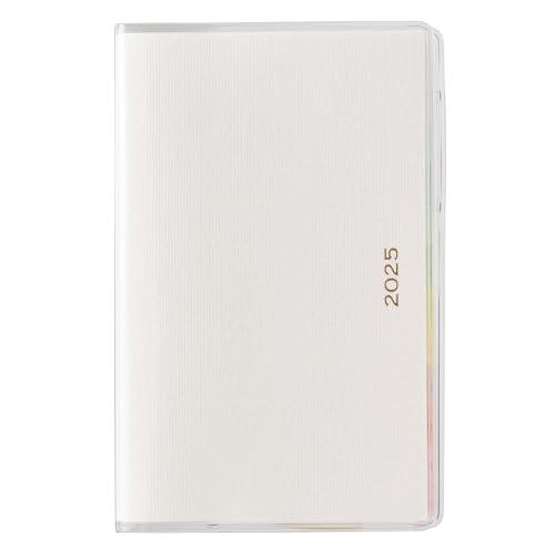 能率 ペイジェム 手帳 2025年 ウィークリー コンパクト レフト ホワイト 2209 2024年...
