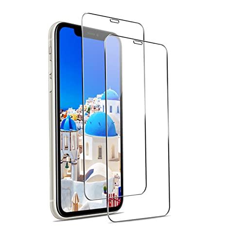 JMDNTQ iPhone11 用 ガラスフィルム iPhone XR 強化ガラス【2枚セット】硬度...