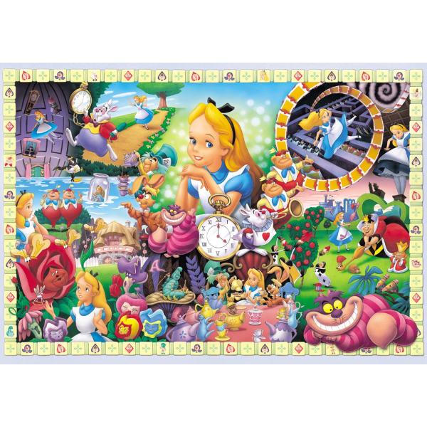 108ピース ジグソーパズル ふしぎの国のアリス アリスの世界18.2x25.7cm