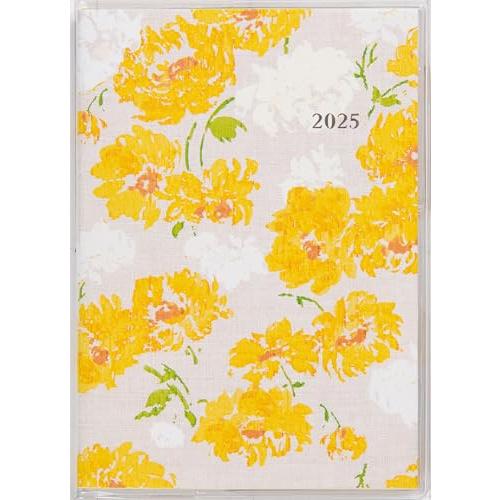 283 ラフィーネ 3 手帳 高橋書店 2025年版 花柄 マンスリー A6