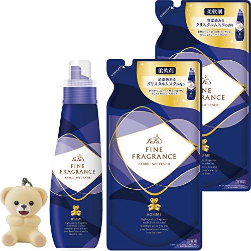 ファーファ 柔軟剤 ファイン フレグランス オム クリスタル ムスク の香り 本体 (600ml) ...