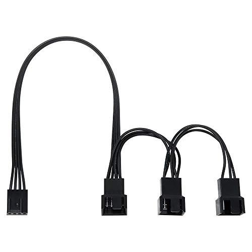 アイネックスAINEX AINEX PWMファン用電源3分岐デイジーチェーンケーブル 34cm ブラ...