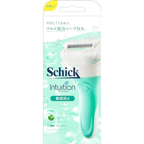 Schickシック イントゥイション 敏感肌用 ホルダー刃付きお試し用 カミソリ