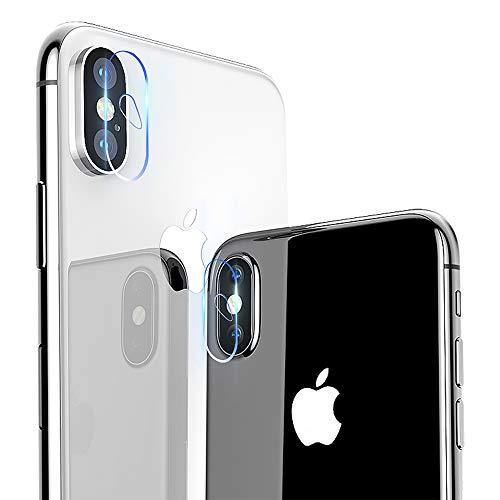 【2枚セット】iPhone X カメラガラスフィルム memumi? 強化ガラス iPhone X/...