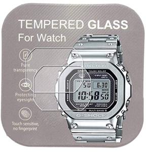 ２枚入りFor 腕時計GMW-B5000 GM-5600 MRG-B5000 用9H強化ガラスフィルム 透明度 傷を防ぎ耐久性あり 手入れしやすい保護フィルム 2.5Dカーブ｜e-selection