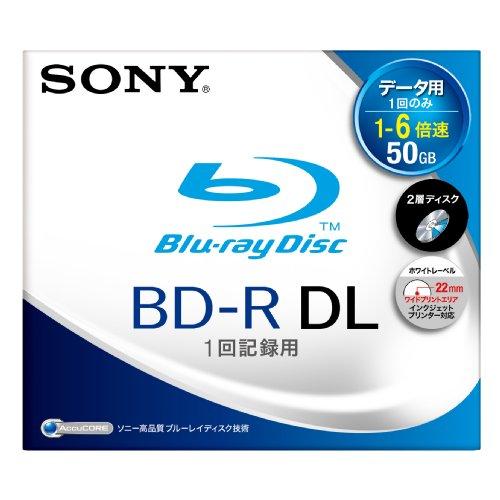 SONY 日本製 データ用BD-R 追記型 片面2層50GB 6倍速 プリンタブル 単品 BNR2D...