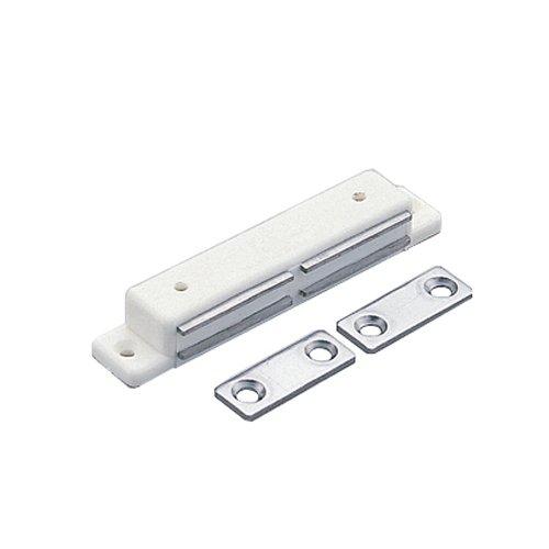 スガツネ工業 ランプ印 強力・スペシャルマグネットキャッチ(S型・W型) MC-SPL-W ホワイト