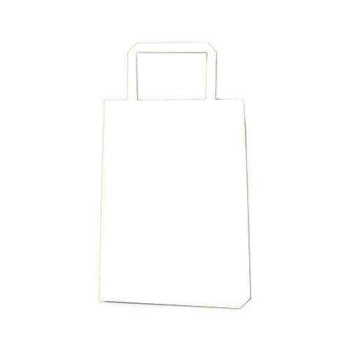 ヘイコー 手提 紙袋 平手紐 H25CB 18-3 シロ 18x6x25cm 50枚